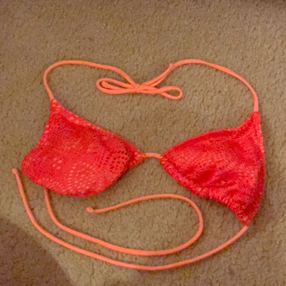 Pink/ orange swim top